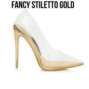 Jessica rich women’s fancy stiletto gold pump
